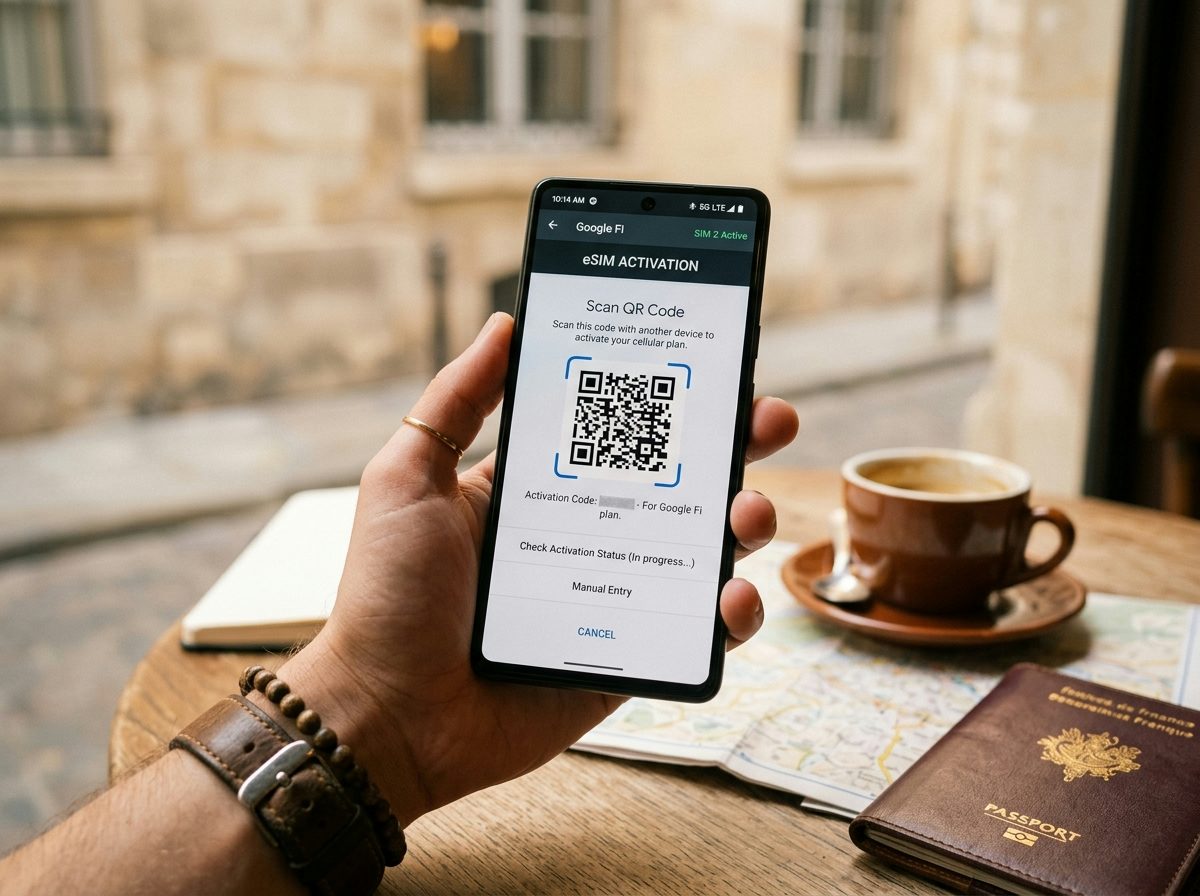 Активация eSIM через QR-код